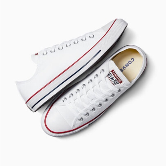 Converse Shoes - Converse White Chuck Taylor All Star Unisex Low Top Shoe US size 5.5
